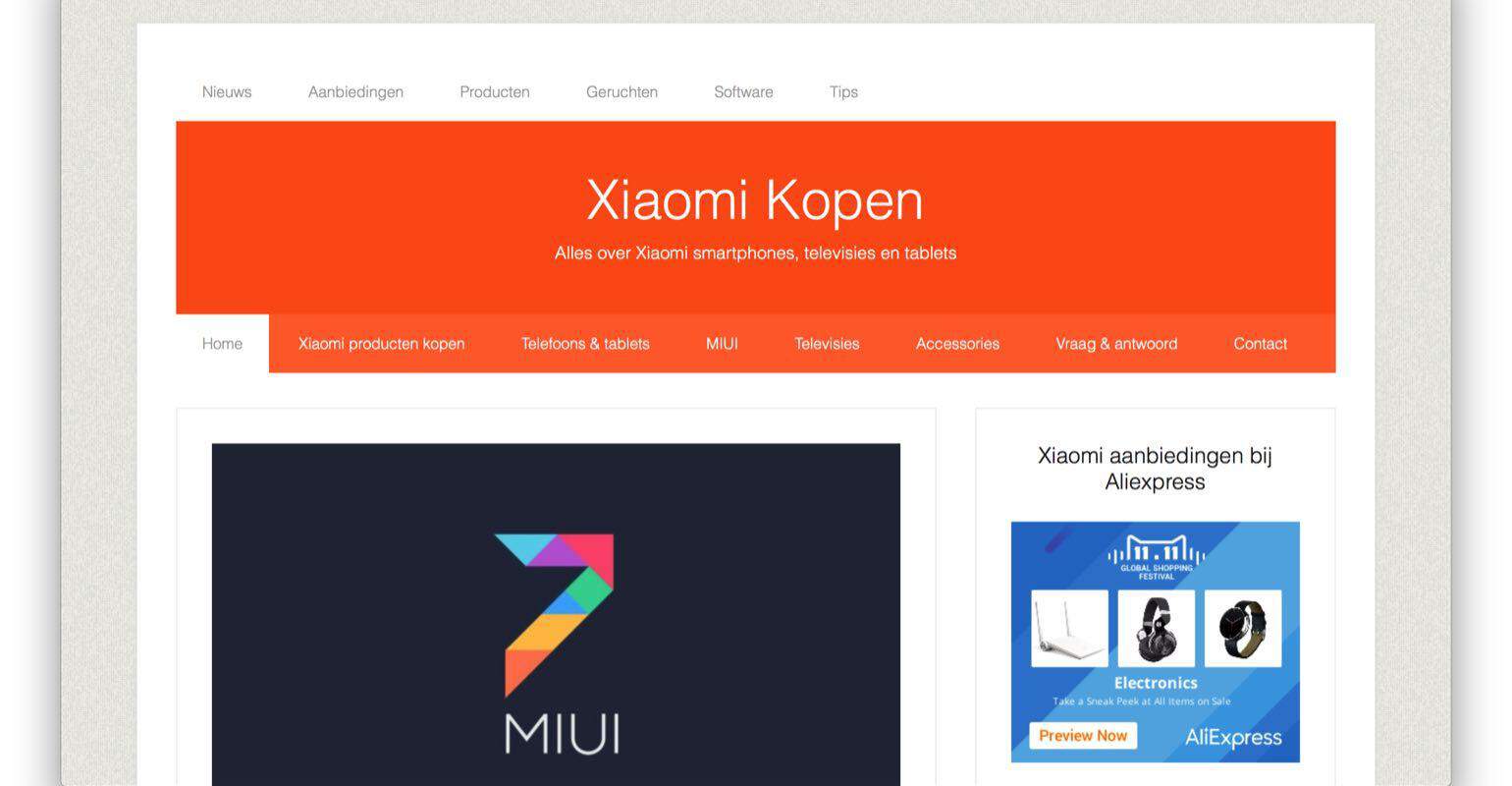 Xiaomikopen.nl heeft een nieuw ontwerp en stel vanaf nu je vraag online!