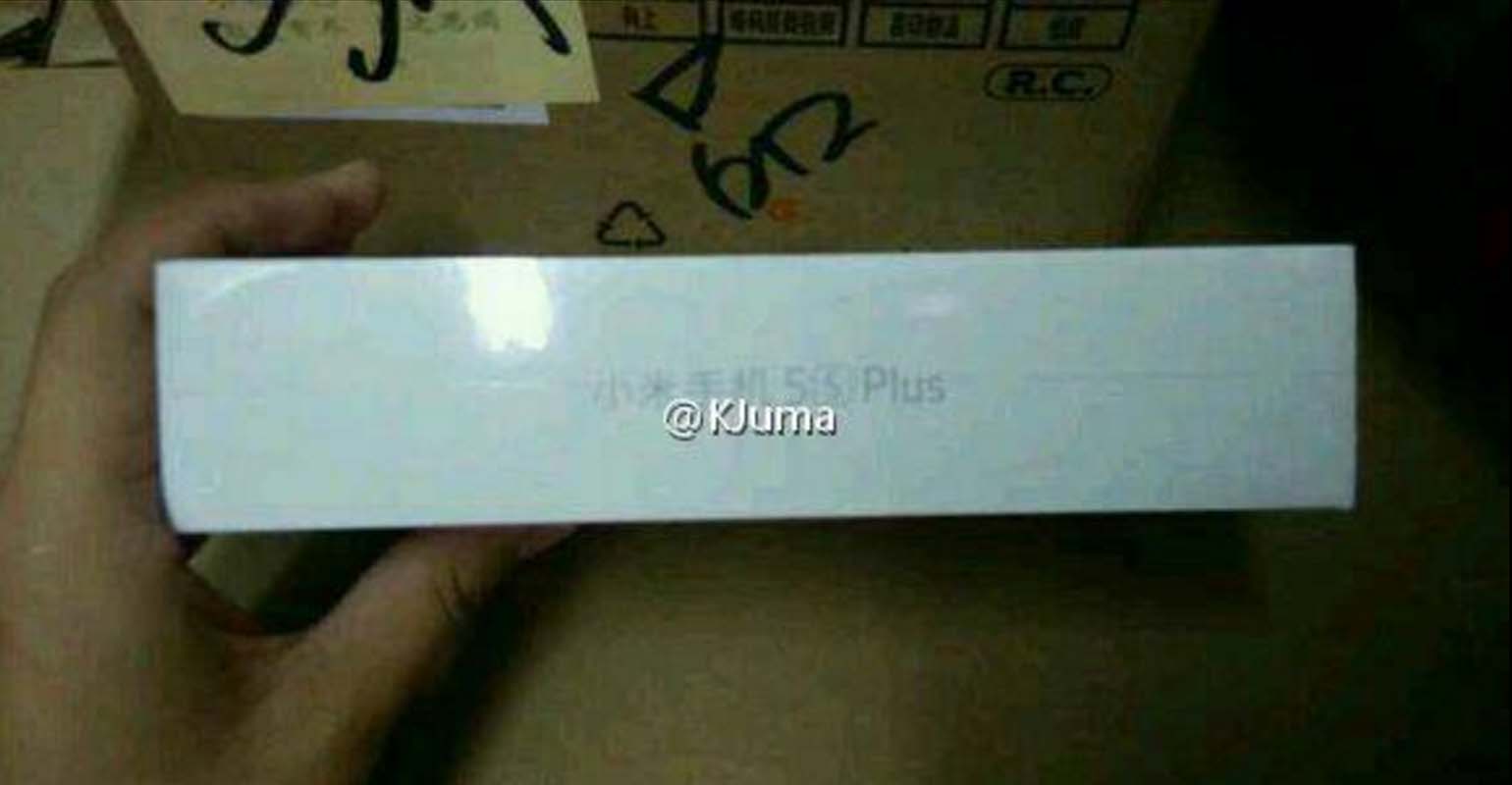 Verpakking Xiaomi Mi 5s Plus