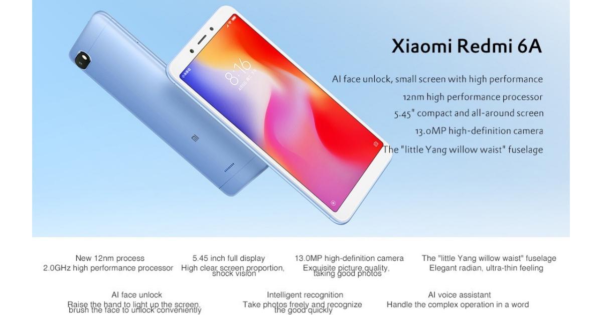 Xiaomi Redmi 6A specs