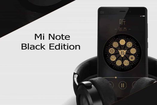Xiaomi introduceert Xiaomi Mi Note Black Edition
